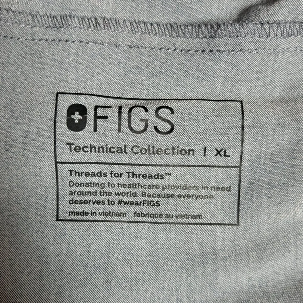 Figs Tansen Jogger Scrub Pants Mens Size XL Graphite Gray Technical Collection